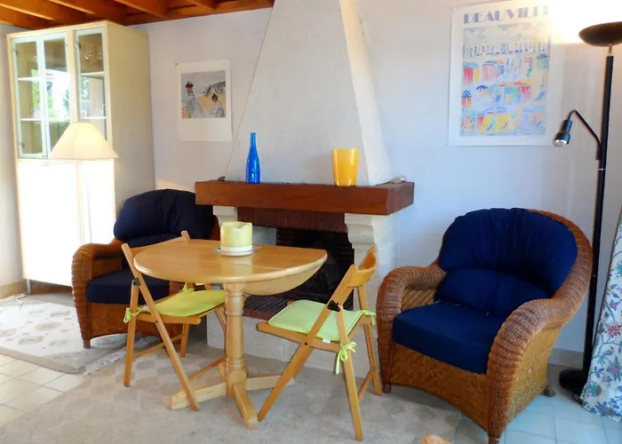 아파트 Normand Avec Jardin, Proche Hippodrome, Piscine Chauffee Et Tennis, Parking Prive - Fr-1-487-288