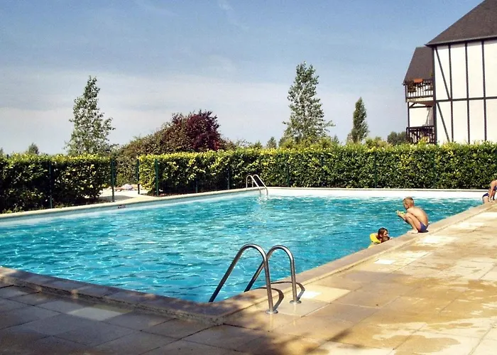 Normand Avec Jardin, Proche Hippodrome, Piscine Chauffee Et Tennis, Parking Prive - Fr-1-487-288 Apartament